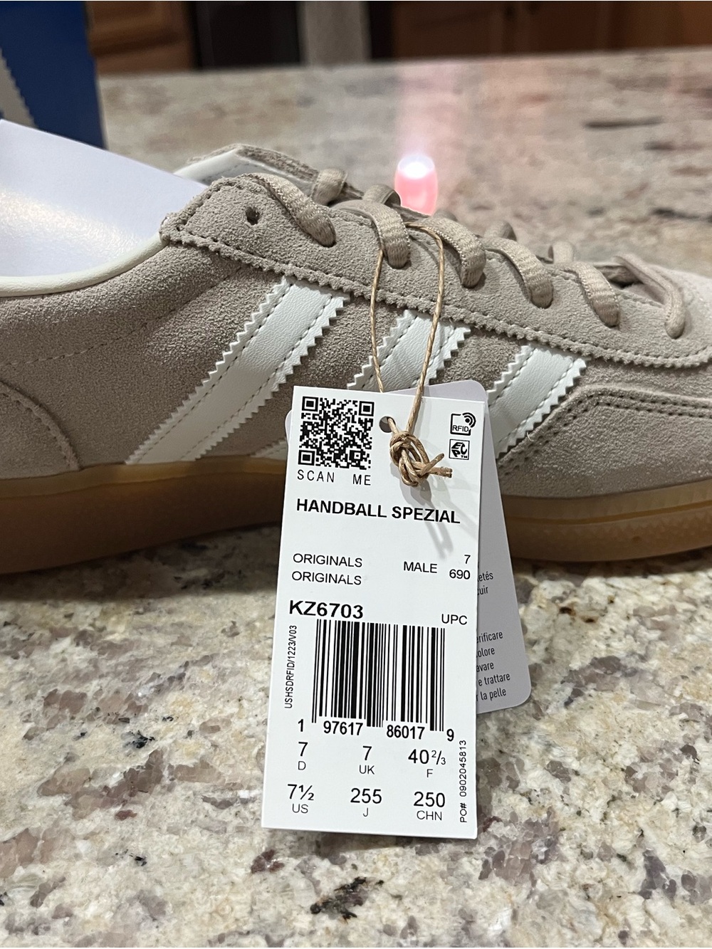 Adidas Handball Spezial Men’s Suede Sneakers - Beige
